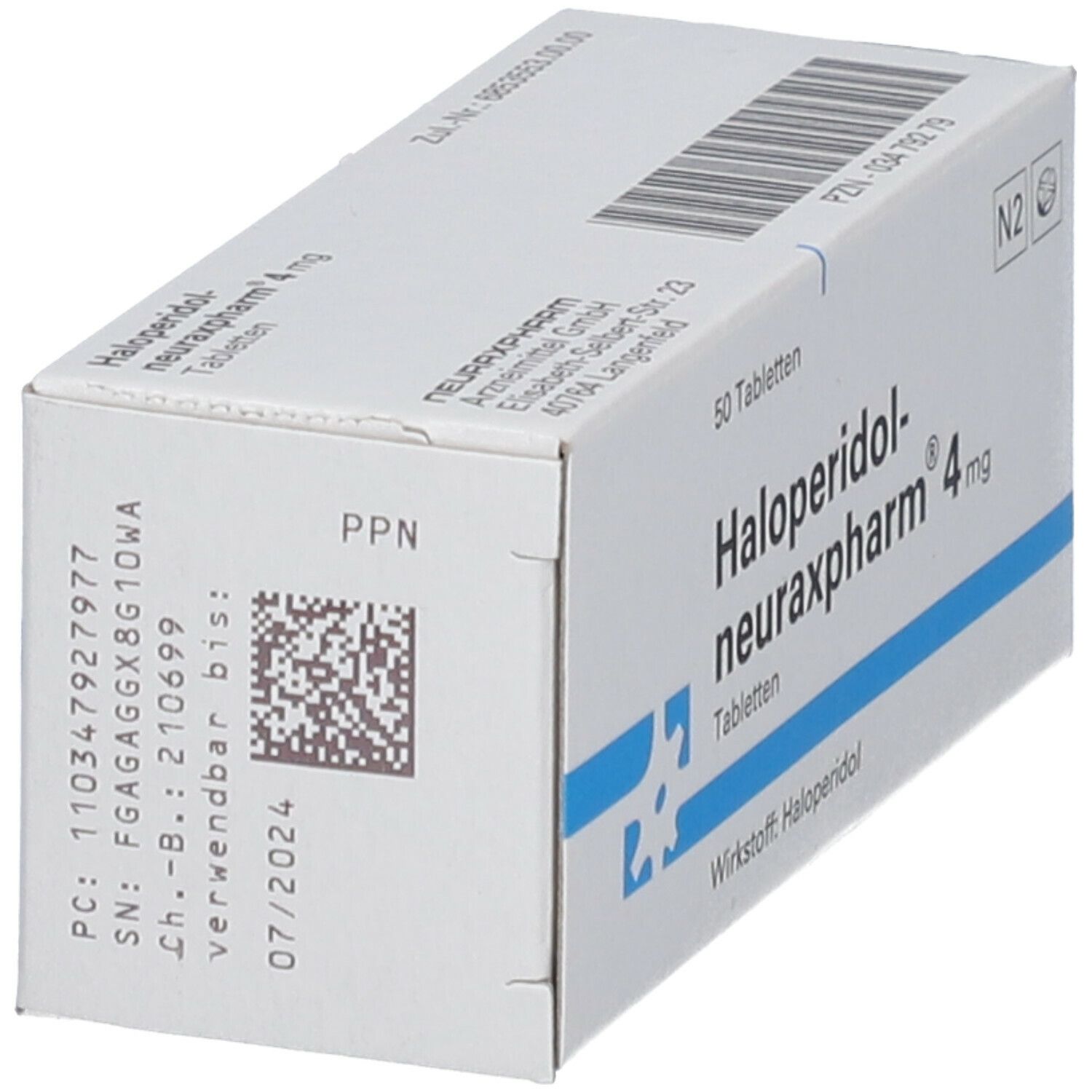 HALOPERIDOL-neuraxp. 4 mg Tabletten 50 St