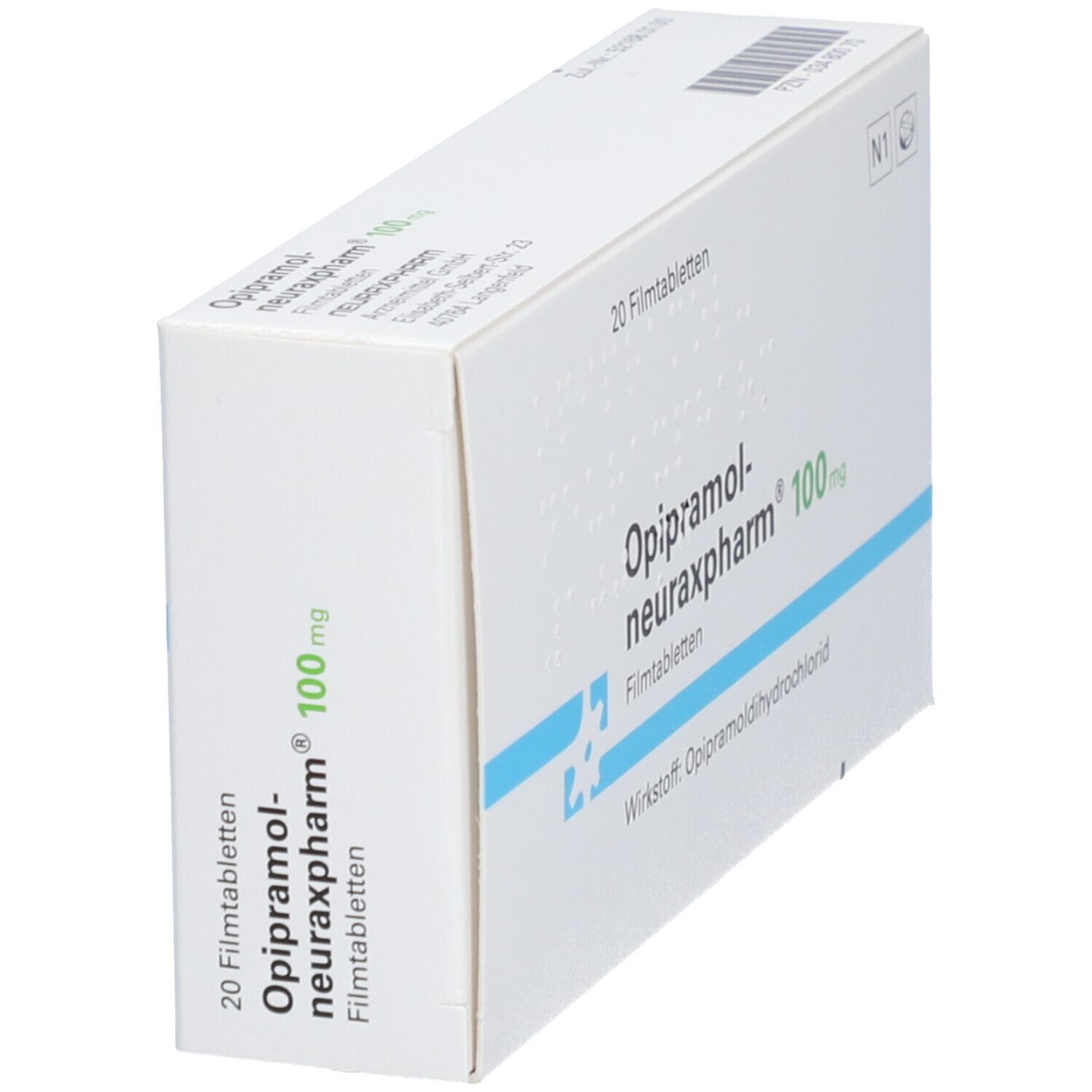 OPIPRAMOL-neuraxpharm 100 mg Filmtabletten 20 St