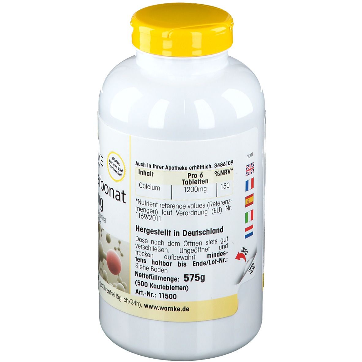 Calciumcarbonat 500 Kautabletten