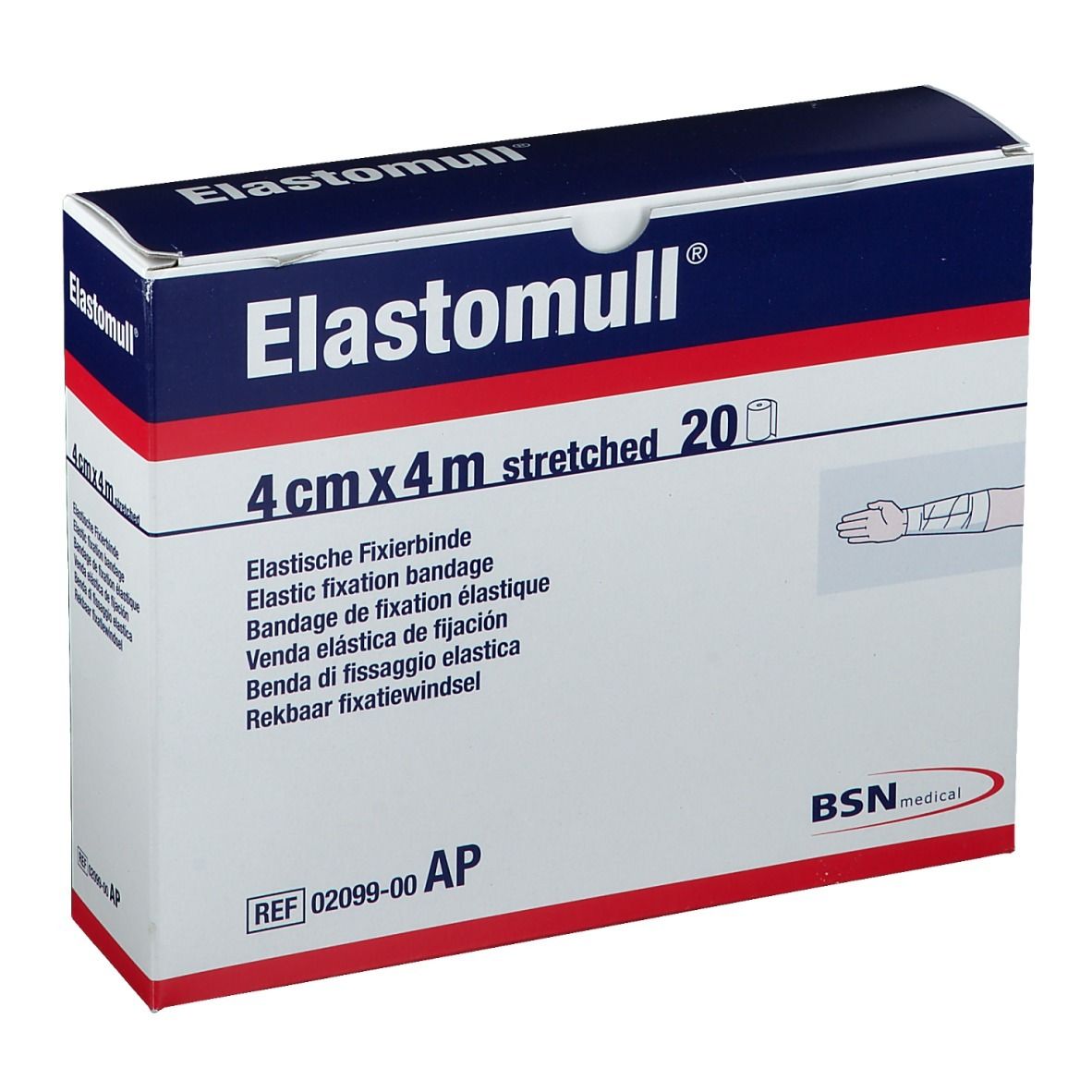 Elastomull® elastische Fixierbinde 4 m x 4 cm