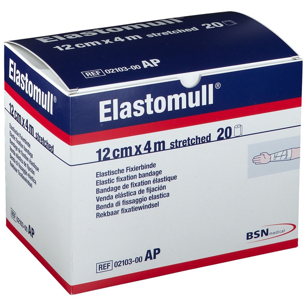 Elastomull® elastische Fixierbinde 4 m x 12 cm