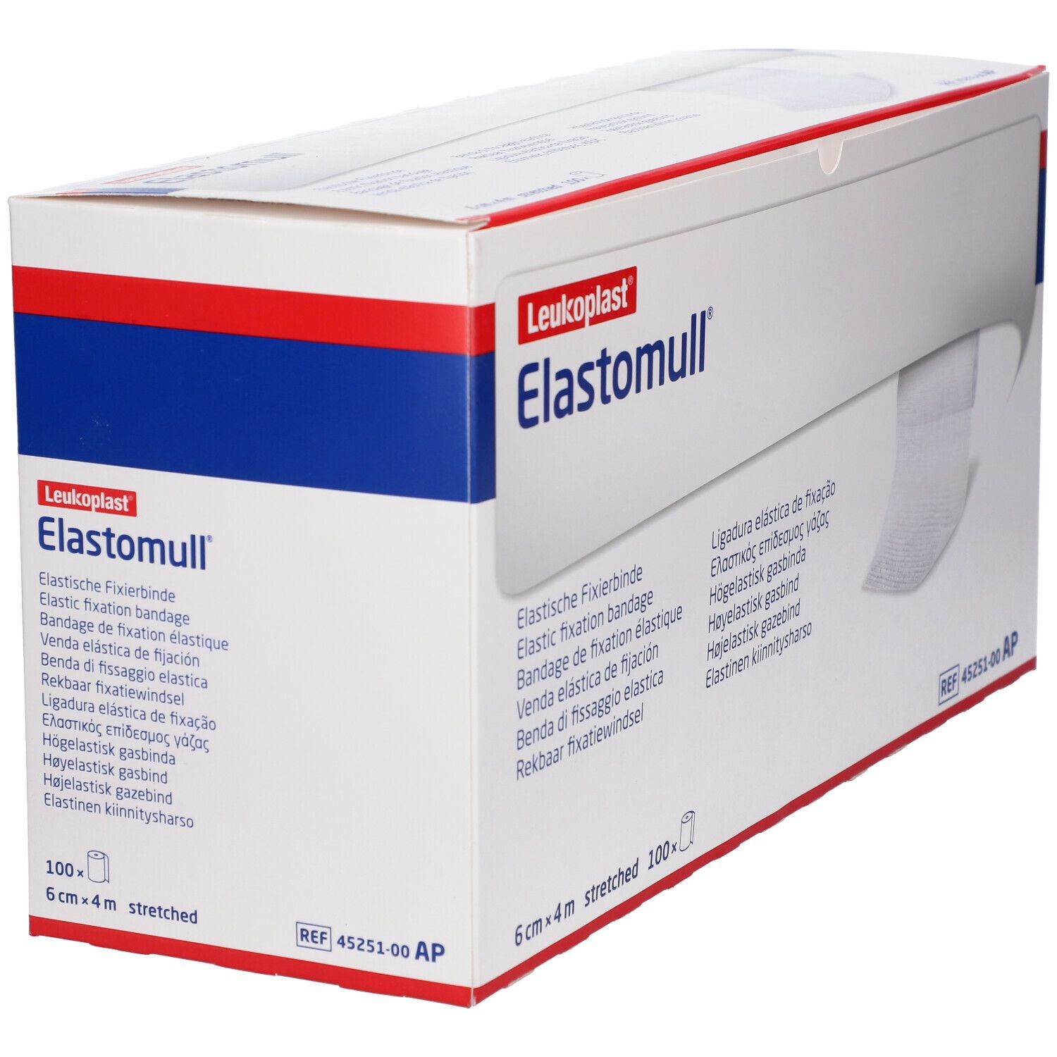 Elastomull 6 cmx4 m elast.Fixierb.45251 100 St Binden