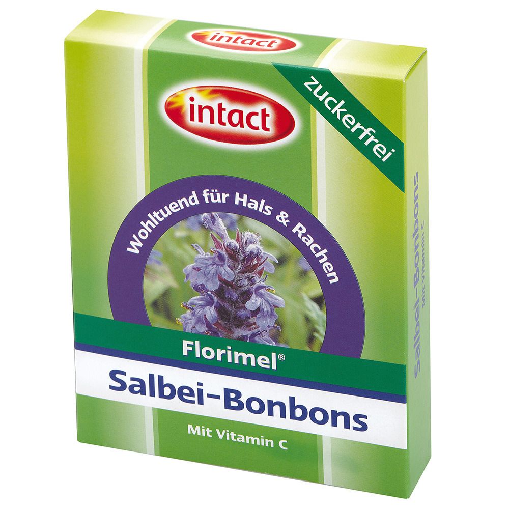 Florimel Salbei Bonbons mit Vitamin C zuckerfrei