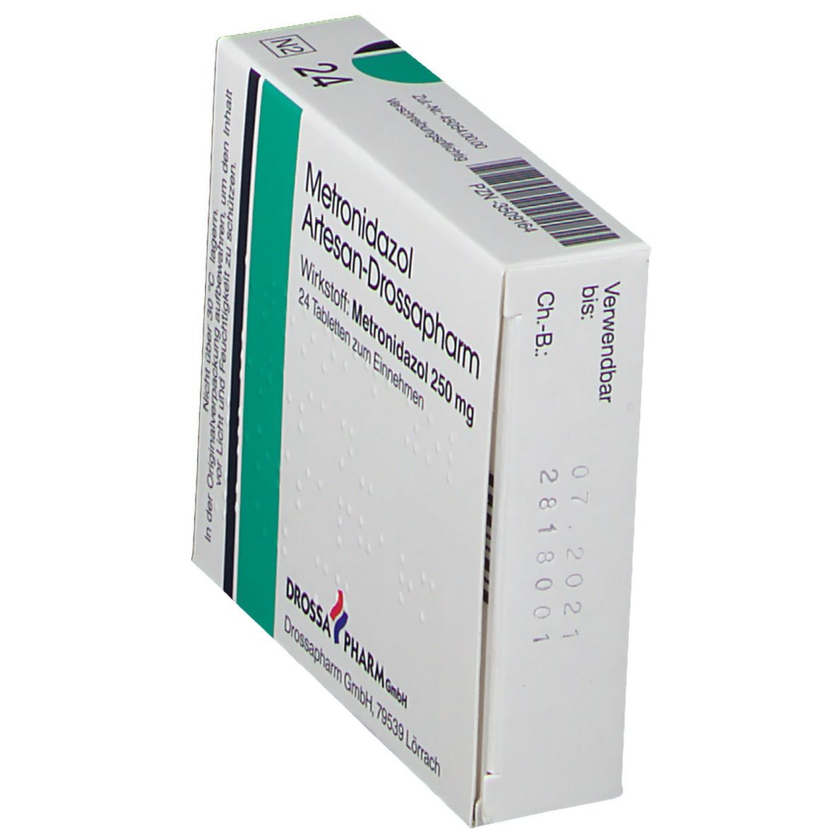 Metronidazol Artesan-Drossapharm 250 mg
