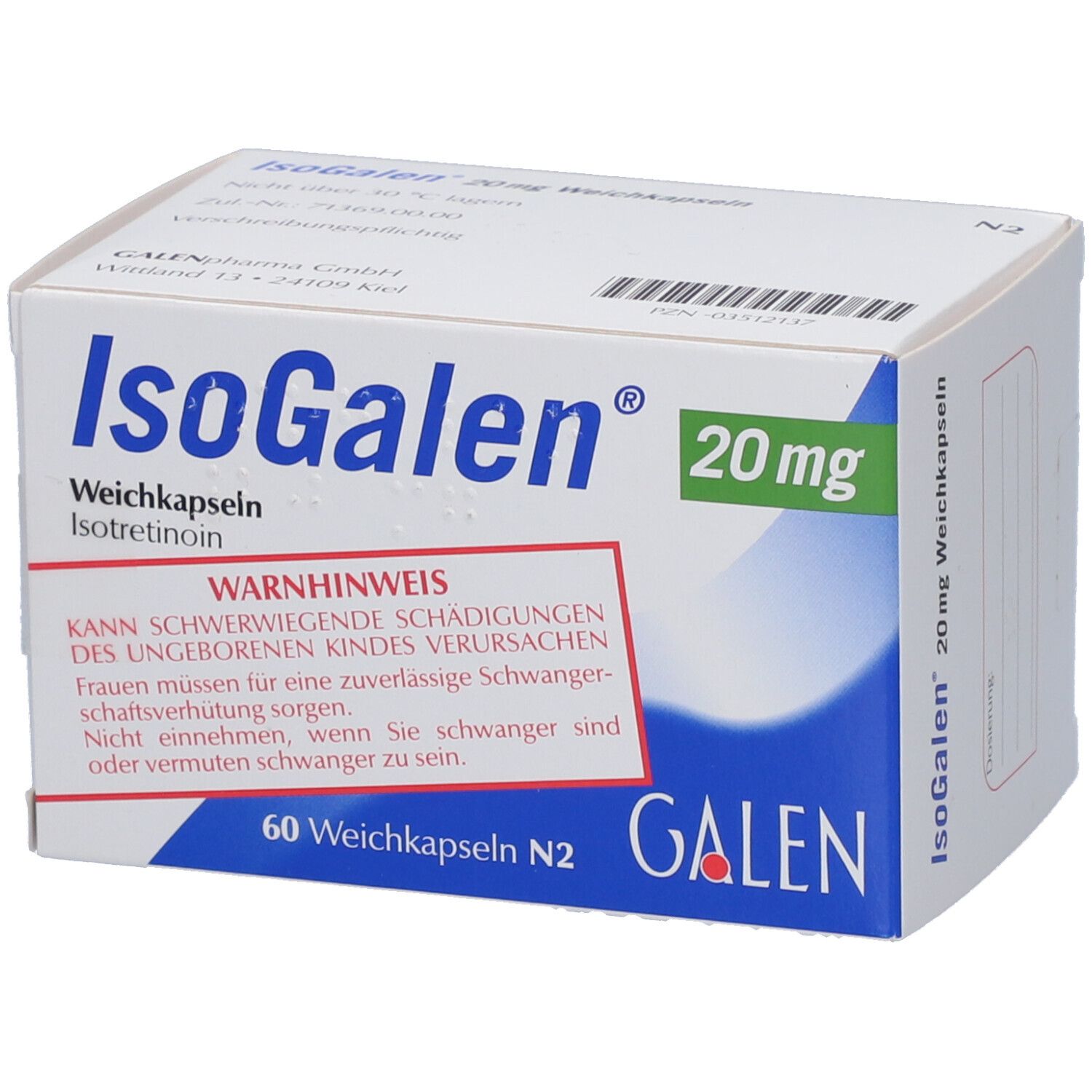 IsoGalen® 20 mg