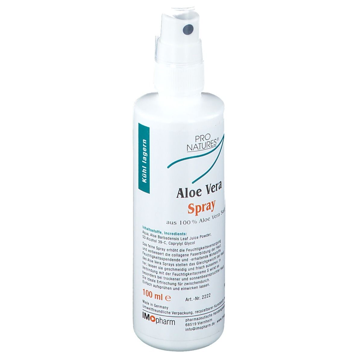 Doelwit tint Vooroordeel PRO NATURES® Aloe Vera Spray 100 ml - shop-apotheke.com