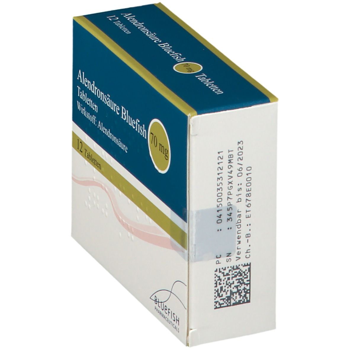 Alendronsäure Bluefish 70 mg Tabletten 12 St