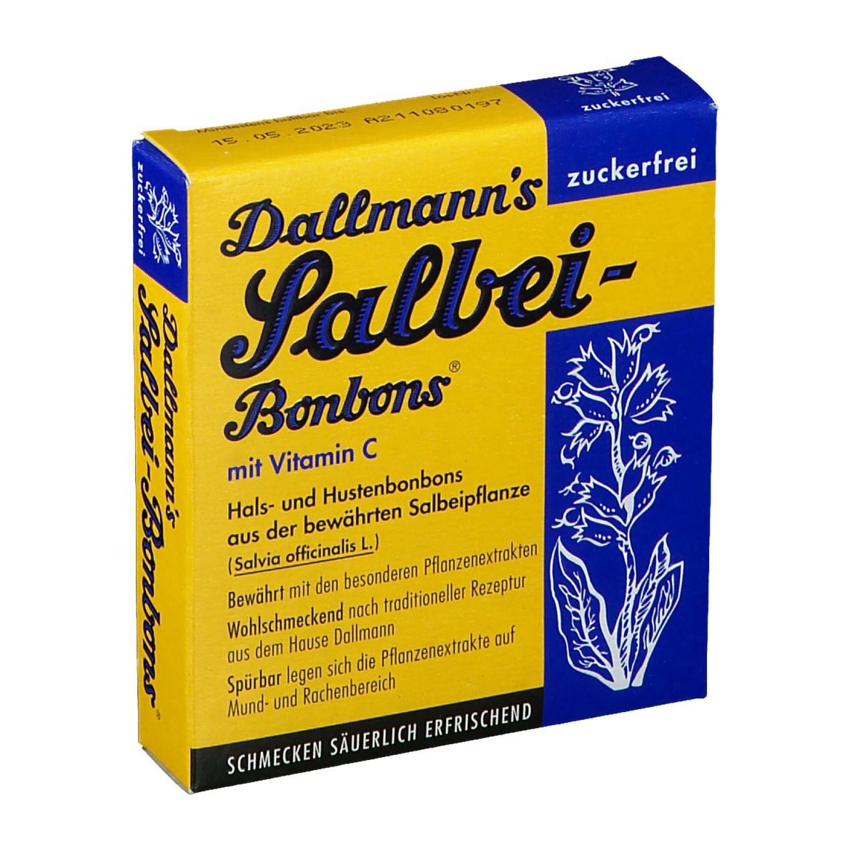 DALLMANNS® Salbeibonbons zuckerfrei