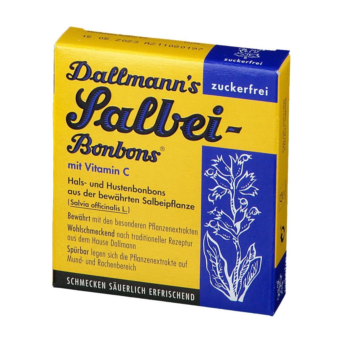 DALLMANNS® Salbeibonbons zuckerfrei