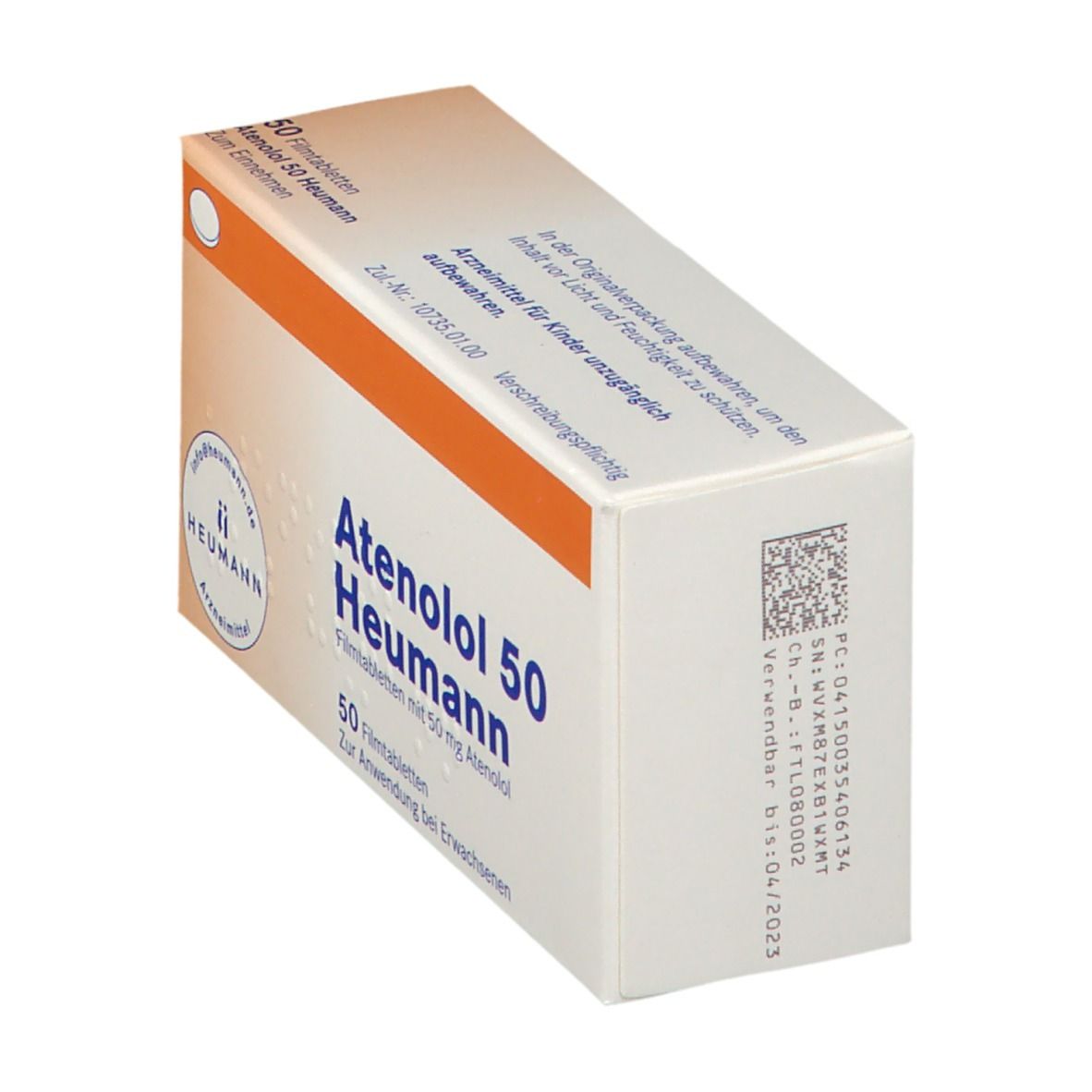 Atenolol 50 Heumann Filmtabletten St