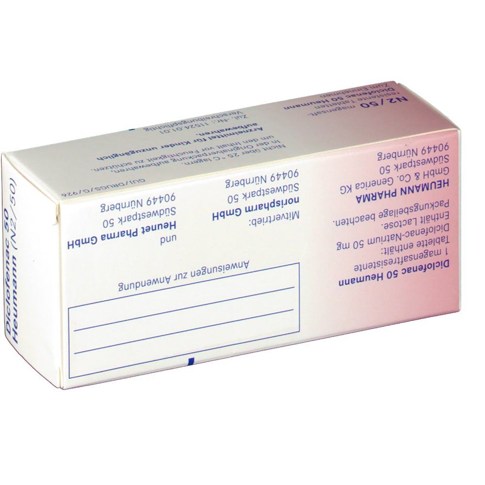 Diclofenac 50 Heumann Tabletten