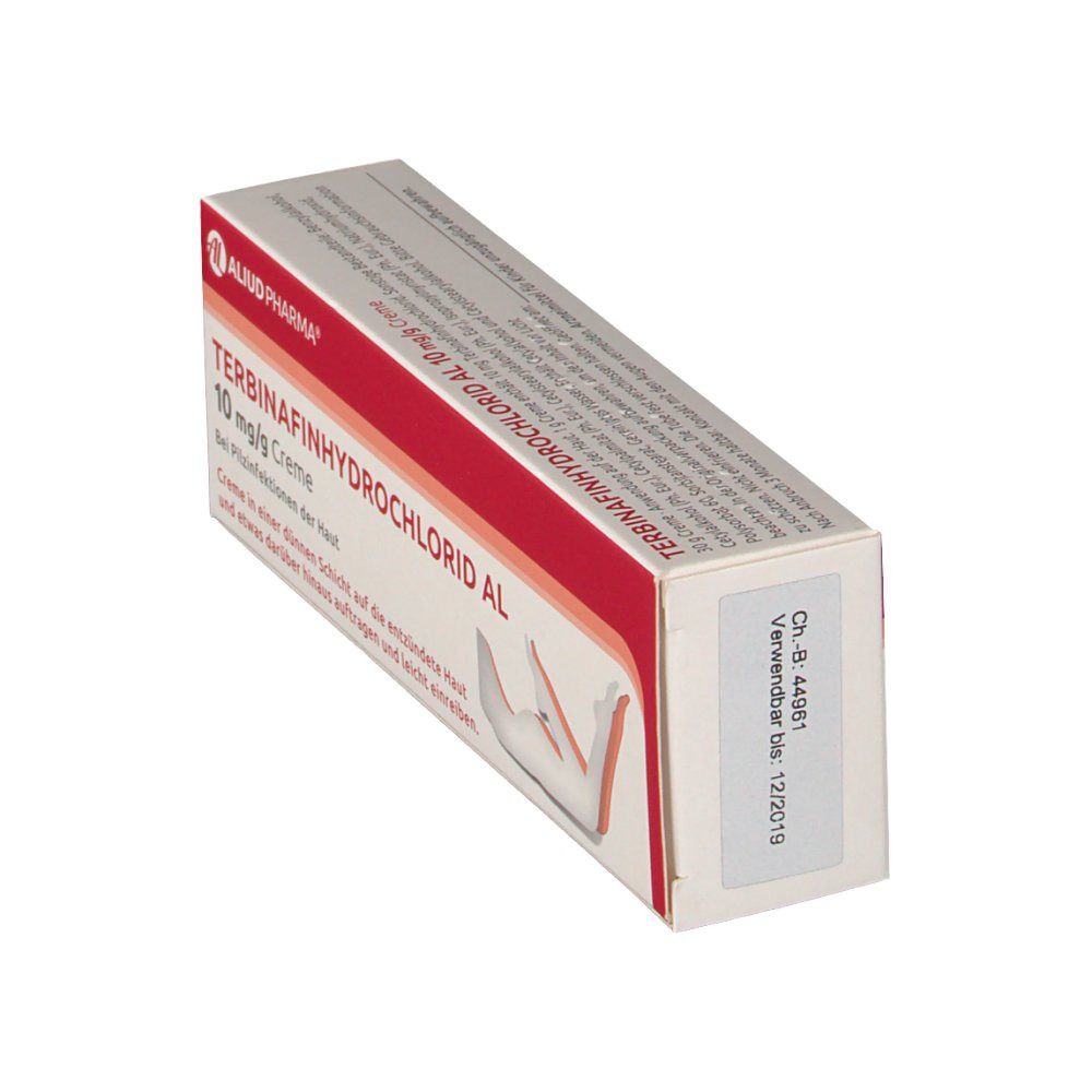 Terbinafinhydrochlorid AL 10 mg/g Creme bei Fußpilz