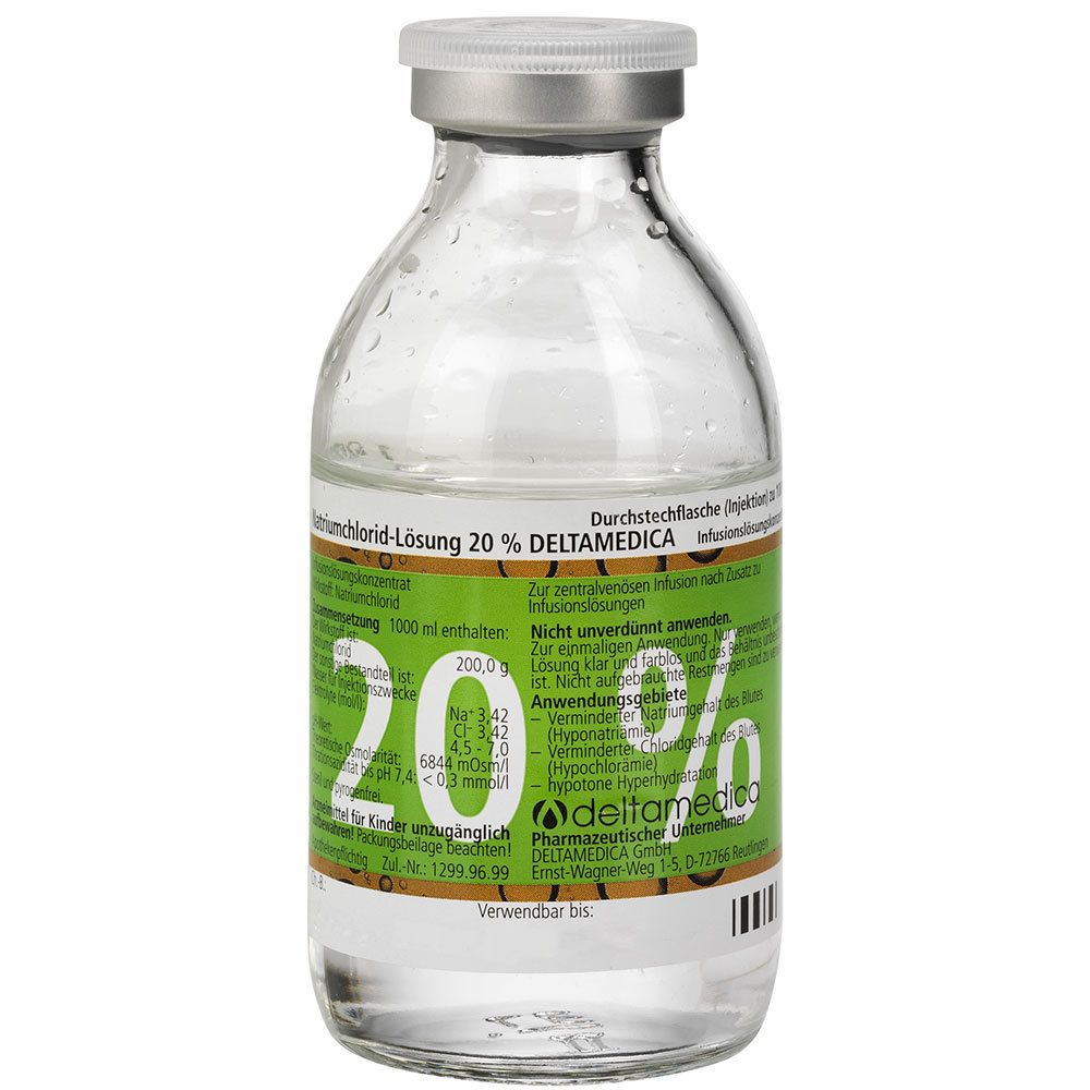 Natriumchlorid-Lösung 20% Injektflasche