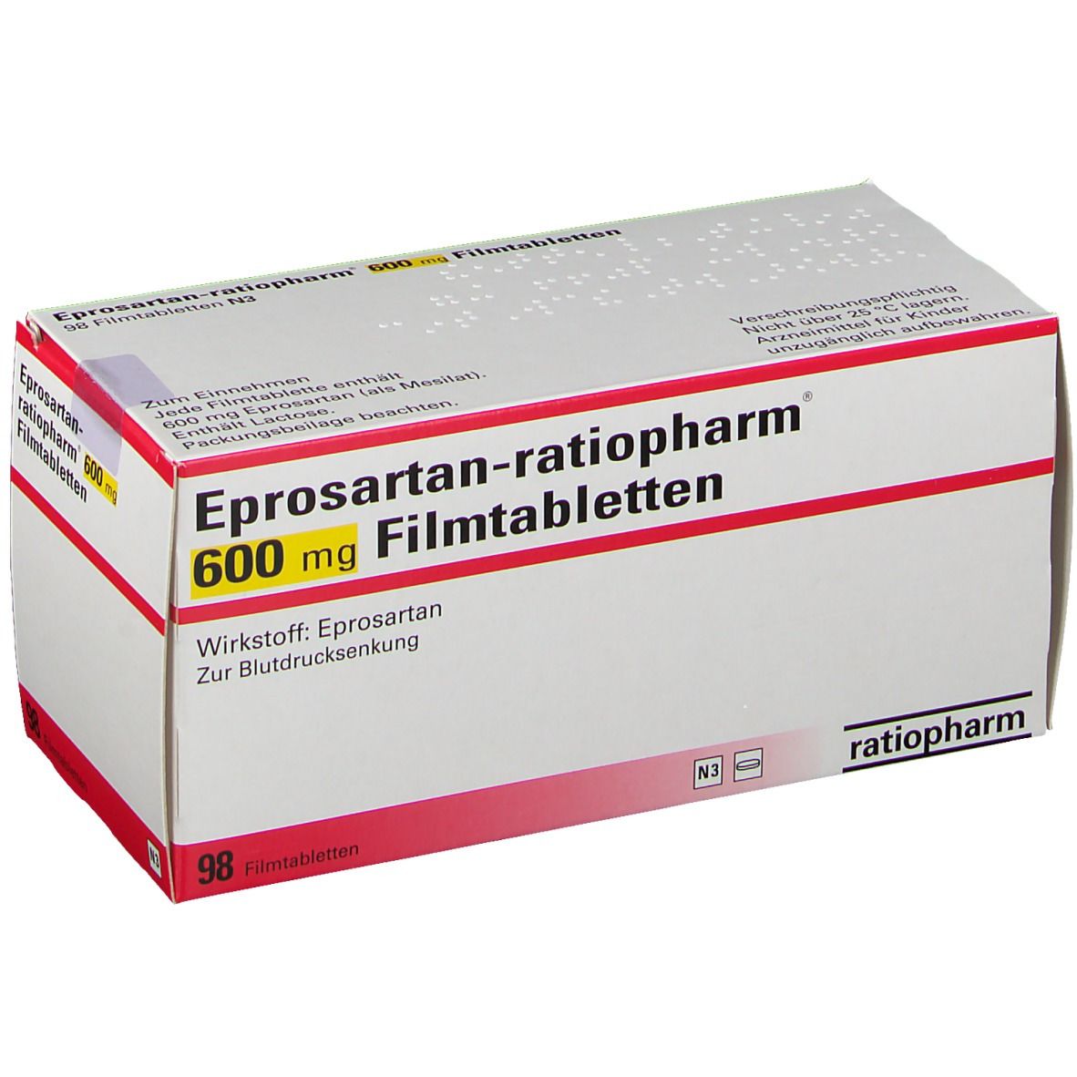 Eprosartan-ratiopharm® 600 mg