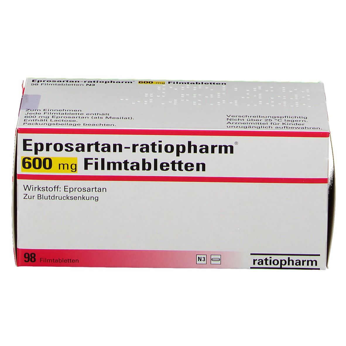 Eprosartan-ratiopharm® 600 mg