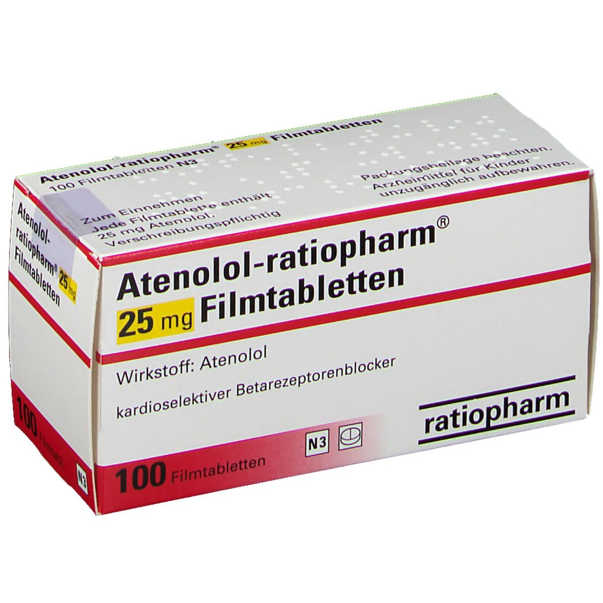 Atenolol-ratiopharm® 25 mg