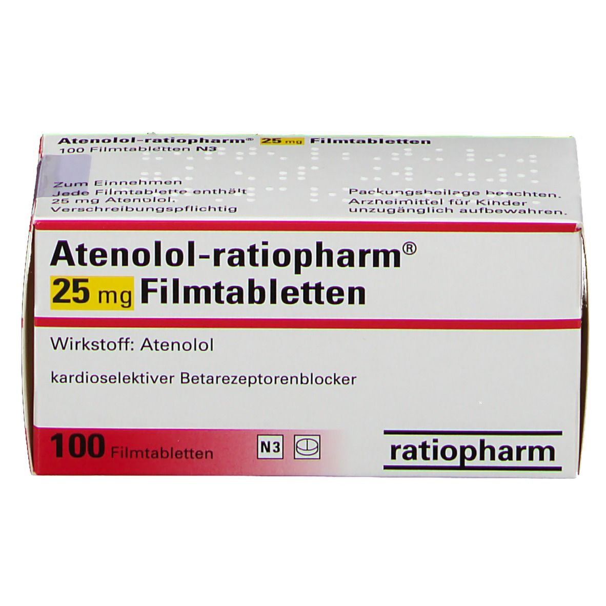 Atenolol-ratiopharm® 25 mg