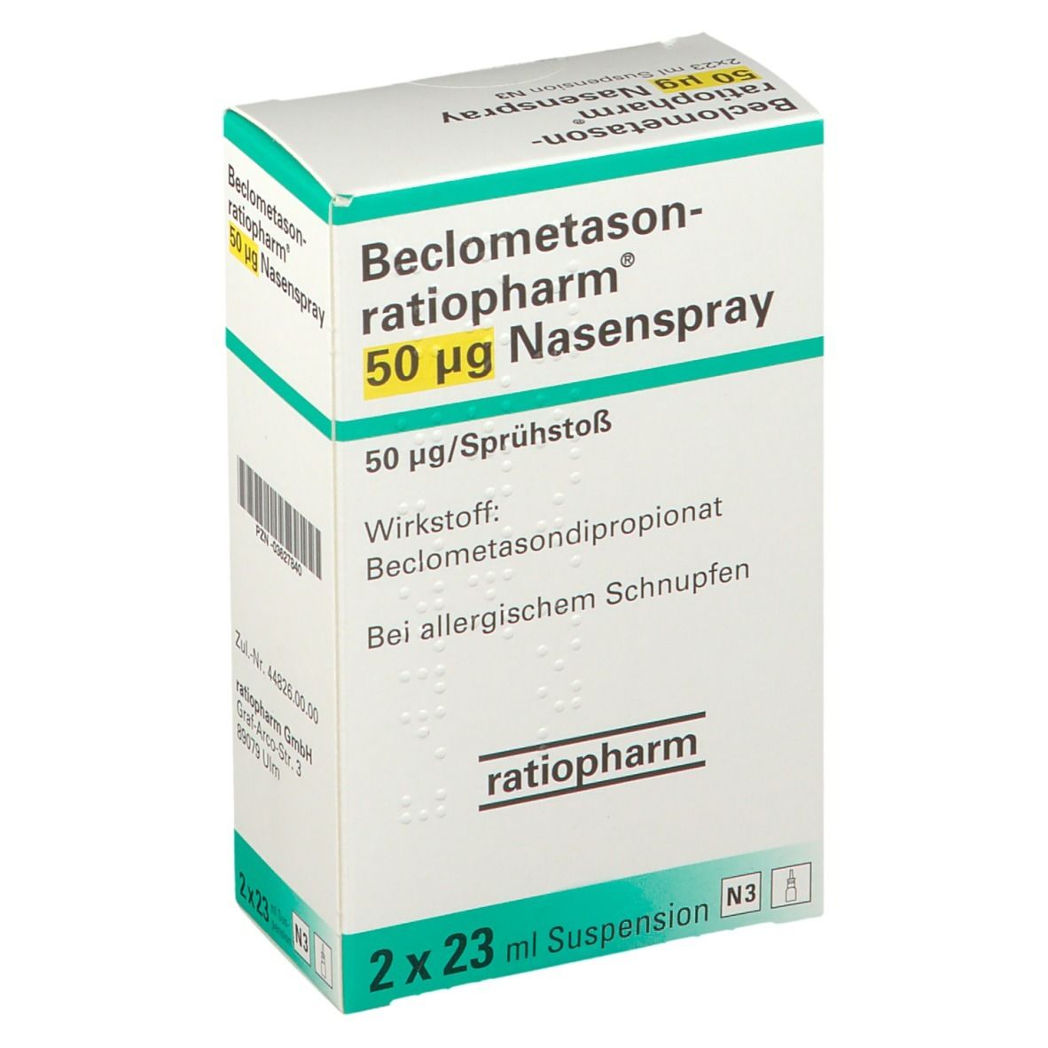 Beclometason-ratiopharm® 50 µg