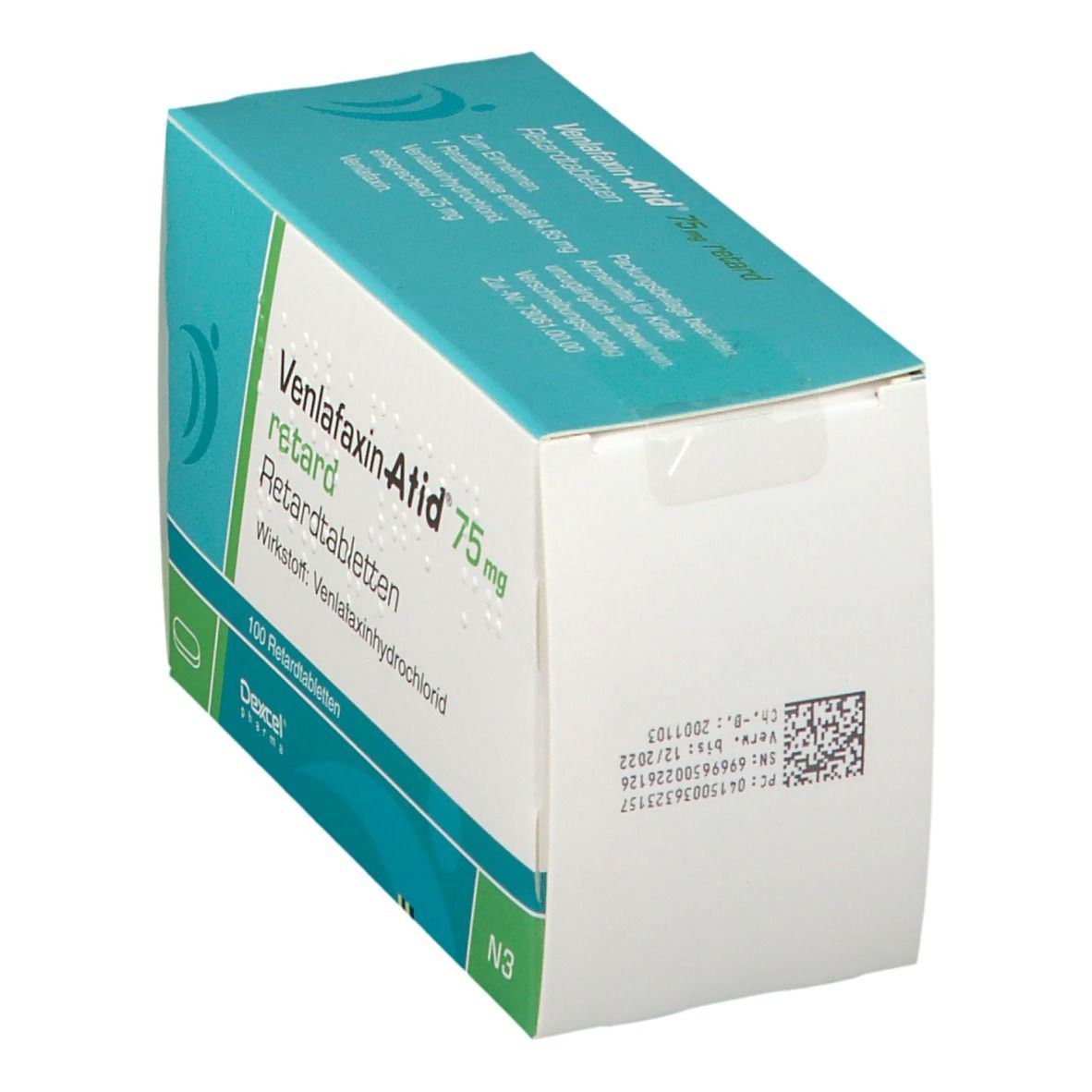 Venlafaxin Atid 75 mg retard Tabletten 100 St Retard-Tabletten