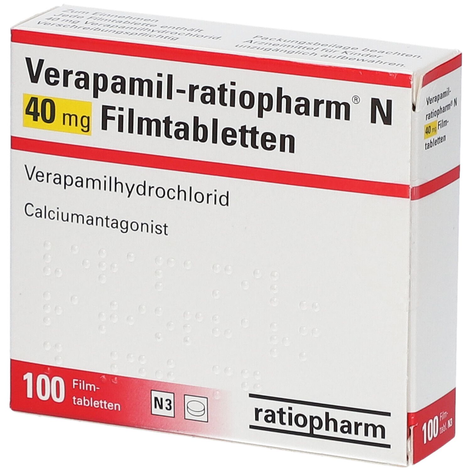 Verapamil-ratiopharm® N 40 mg