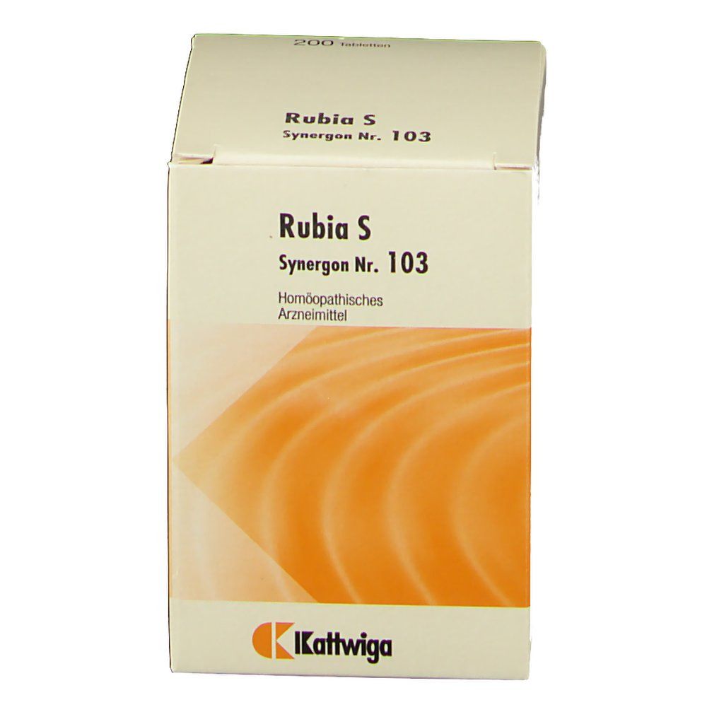 Synergin Komplex Rubia S 103 Tabletten