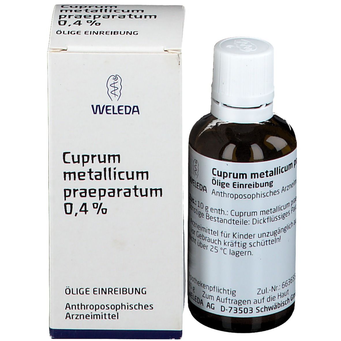 Cuprum Metallicum praeparatum 0,4 %