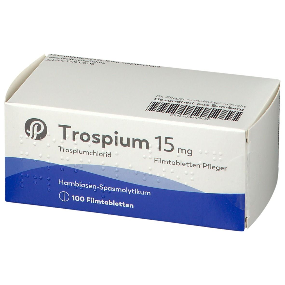 Trospium 15 Mg Pfleger 100 St Mit Dem E Rezept Kaufen Shop Apotheke Trospium 15 Mg Pfleger 100 St Mit Dem E Rezept Kaufen Shop Apotheke