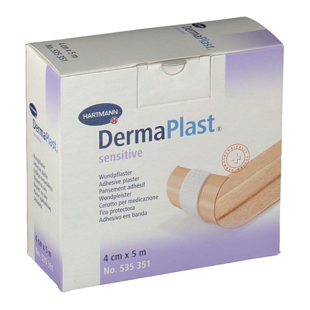 DermaPlast® sensitive Wundpflaster  4 cm x 5 m