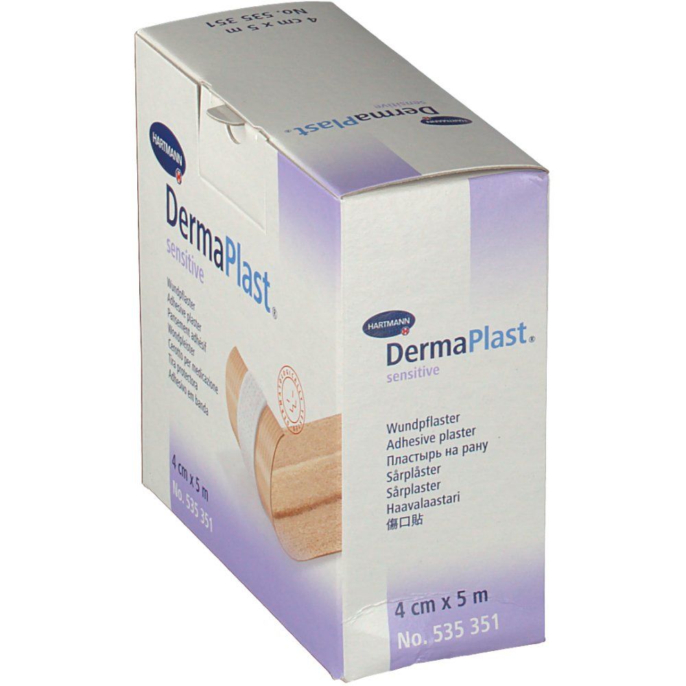 DermaPlast® sensitive Wundpflaster  4 cm x 5 m