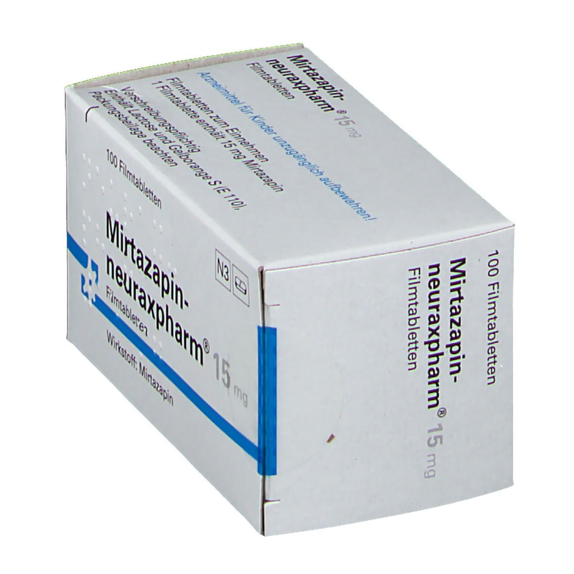 MIRTAZAPIN-neuraxpharm 15 mg Filmtabletten 100 St