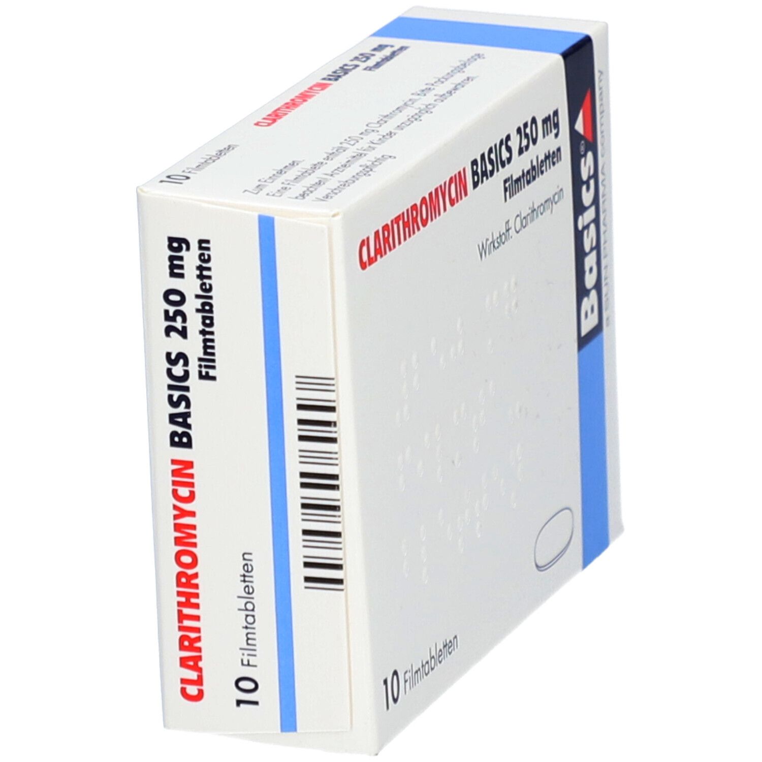 Clarithromycin AL 250 mg Filmtabletten 10 St