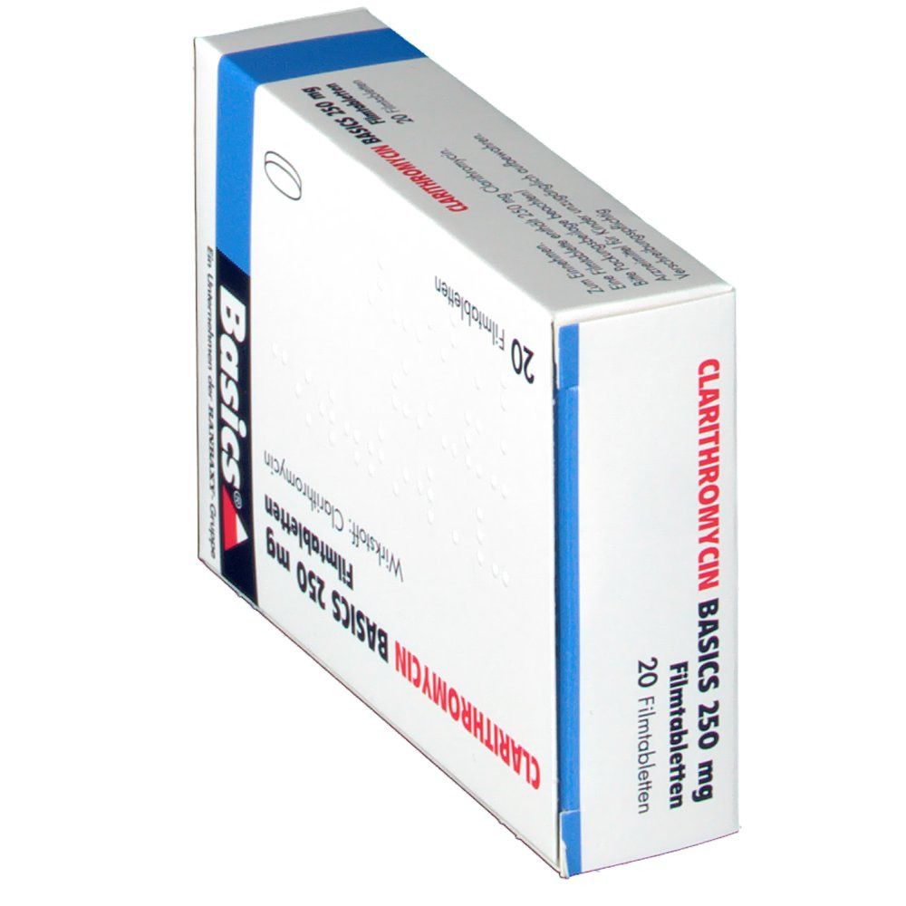CLARITHROMYCIN BASICS 250 mg