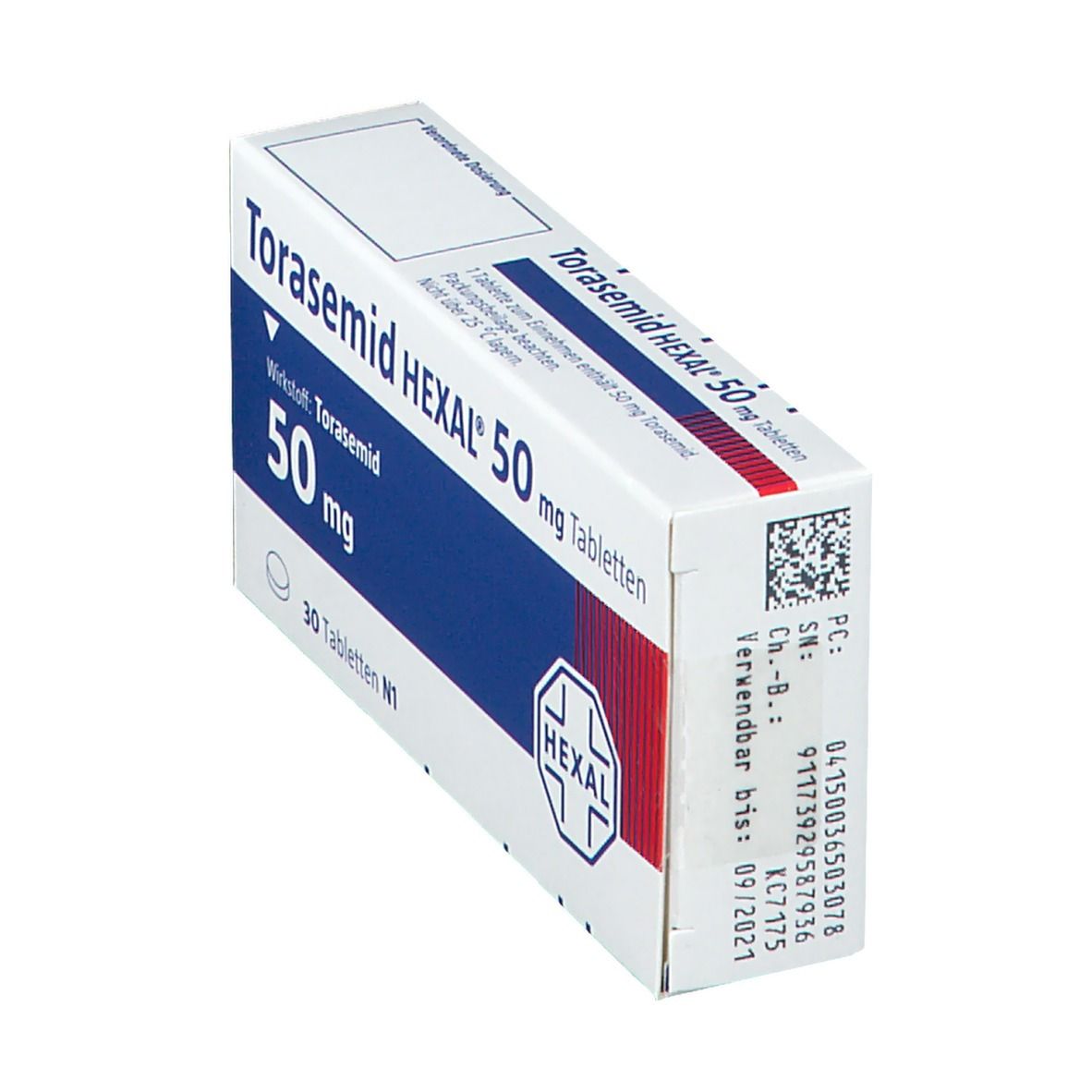 Torasemid Hexal 50 mg Tabletten 30 St