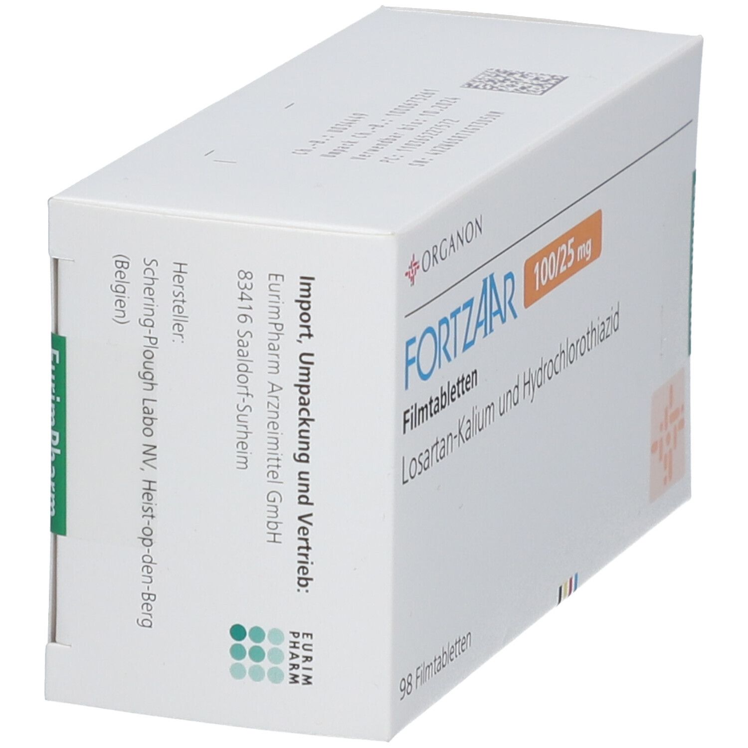 Fortzaar 100/25 mg Filmtabletten 98 St