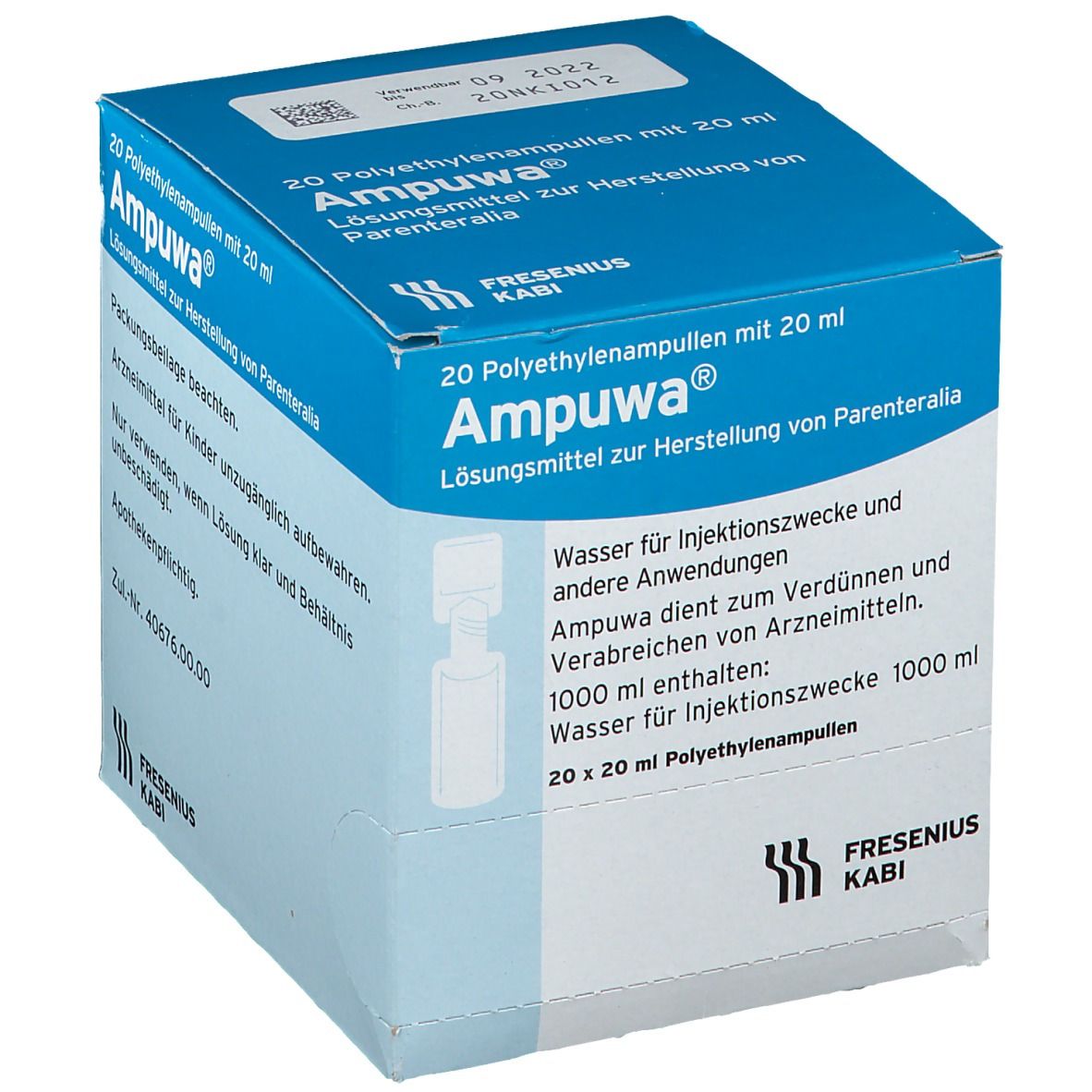 Ampuwa® Wasser für Injektionszwecke