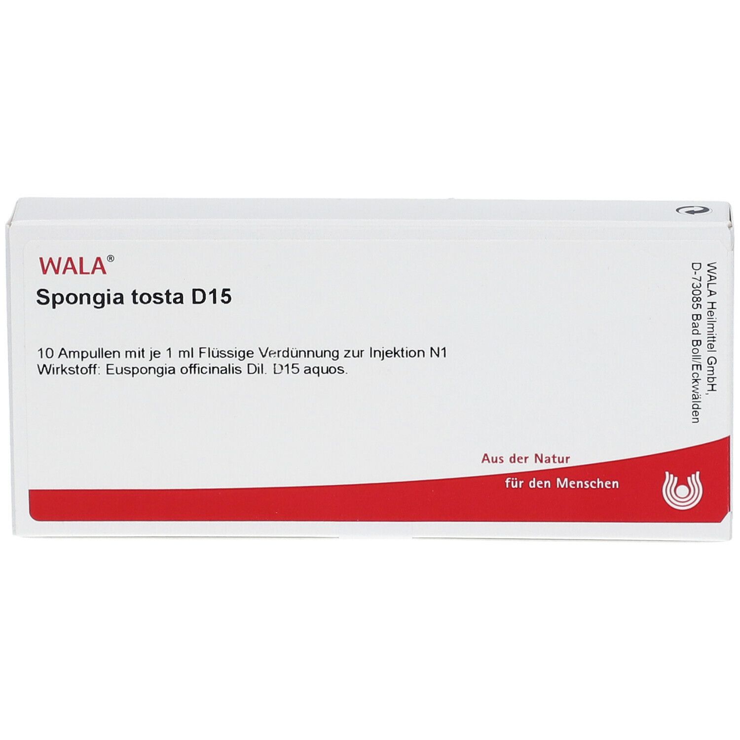 WALA® Spongia tosta D 15