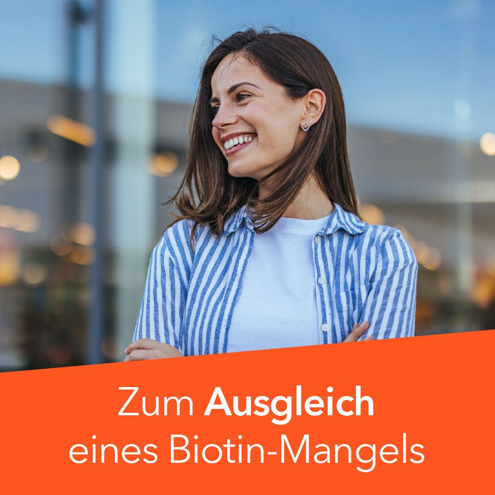 Biotin-ratiopharm® 5 mg: Für die gezielte Vorbeugung und individuelle Behandlung von Biotin-Mangel, Tabletten