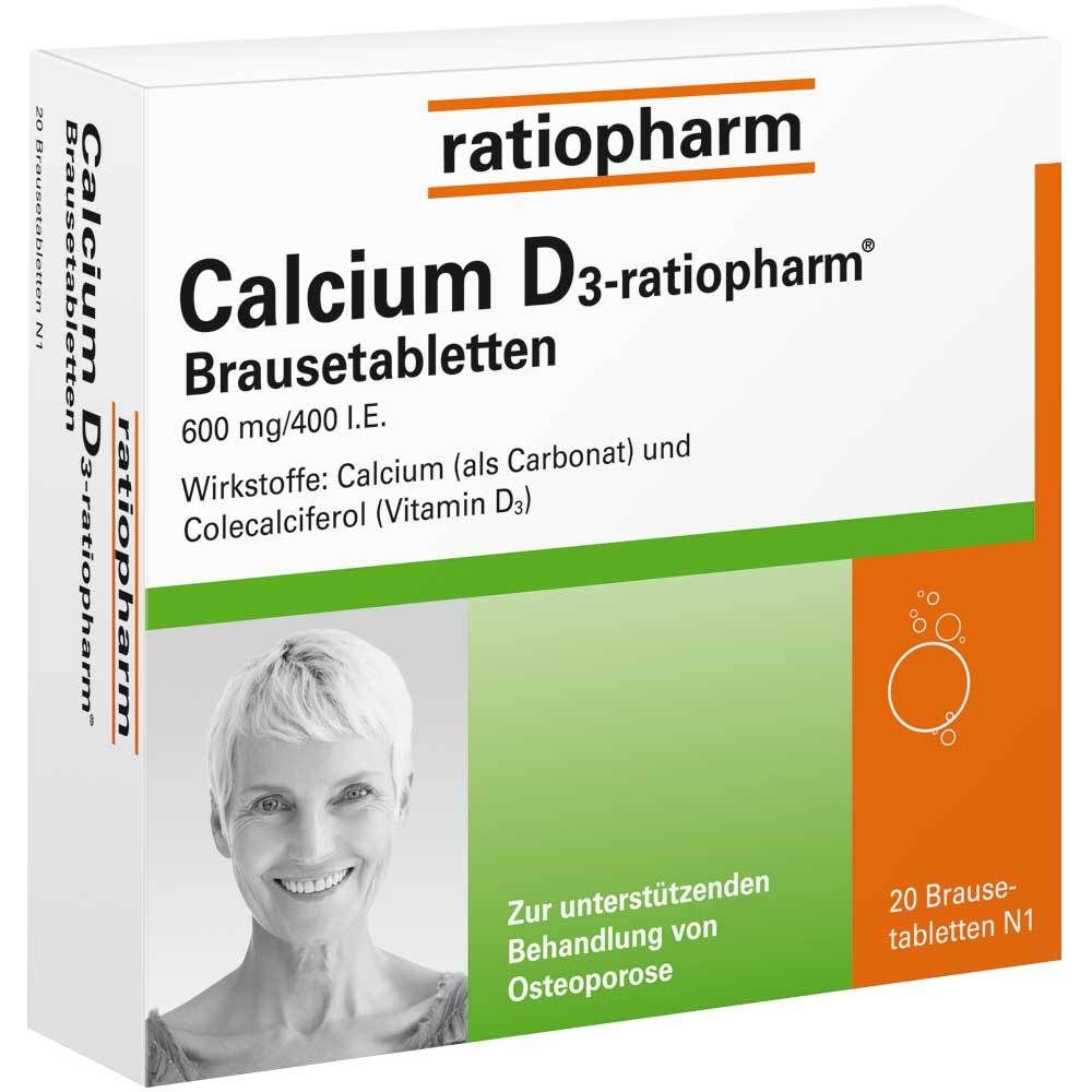 Calcium D3-ratiopharm® Brausetabletten