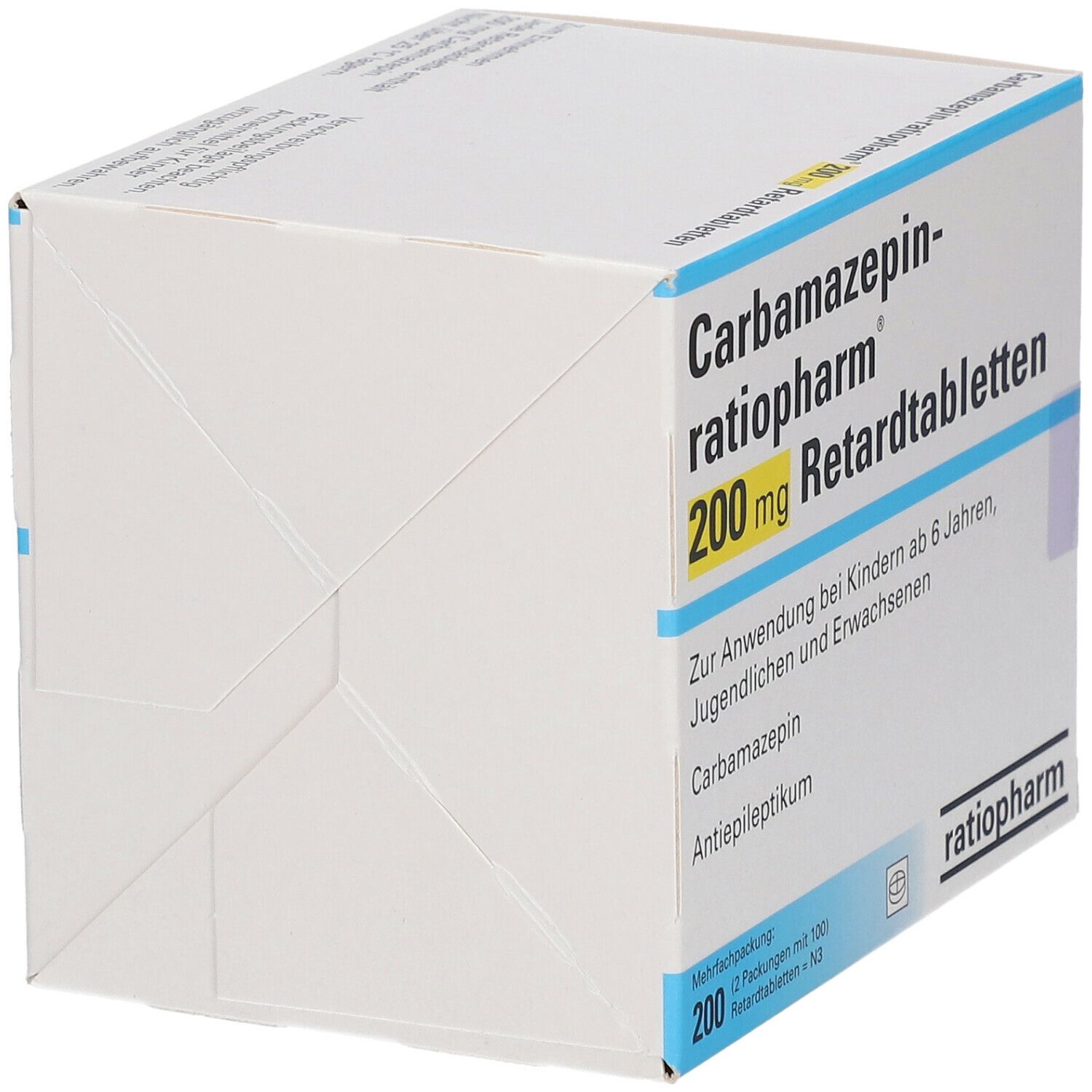 CARBAMAZEPIN-ratiopharm 200 mg Retardtabletten St Retard-Tabletten