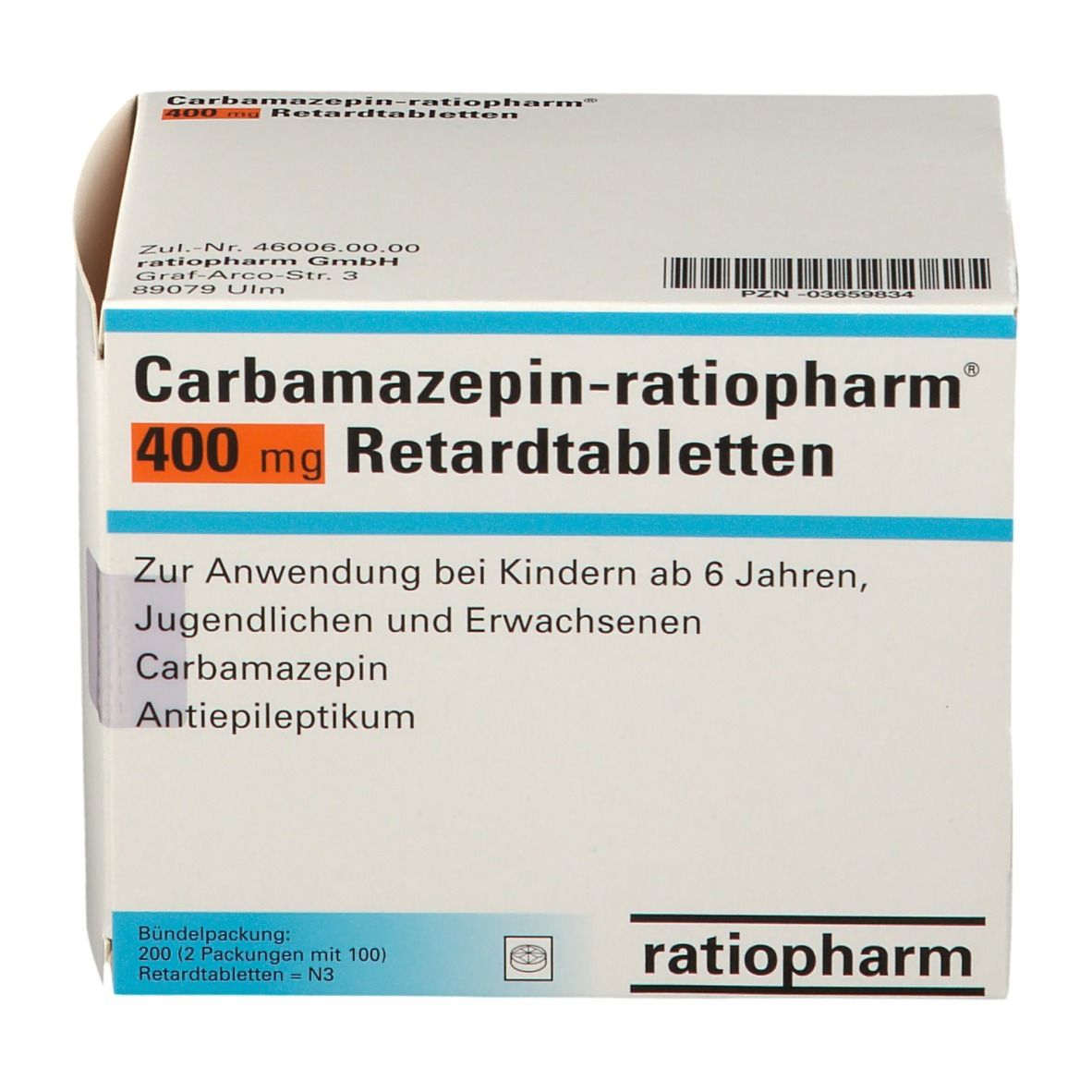 Carbamazepin-ratiopharm® 400 mg