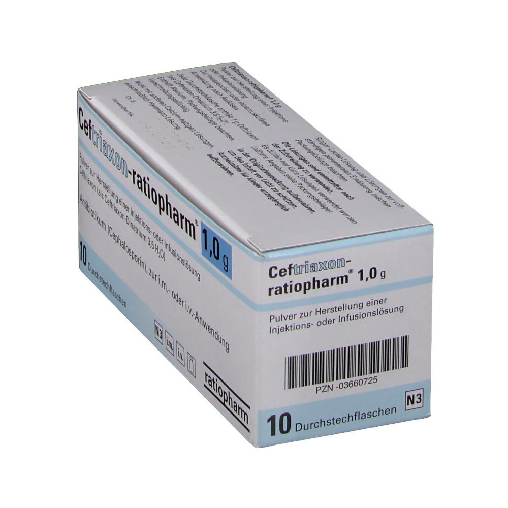Ceftriaxon-ratiopharm® 1,0 g