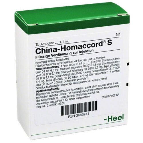 China Homaccord S Ampullen 10 St