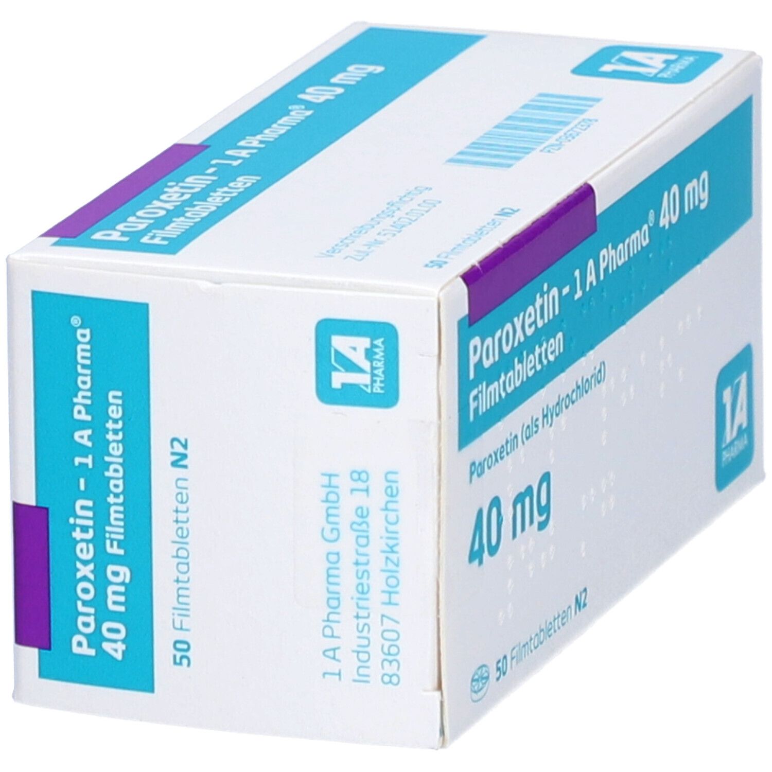 Paroxetin-1A Pharma 40 mg Filmtabletten 20 St