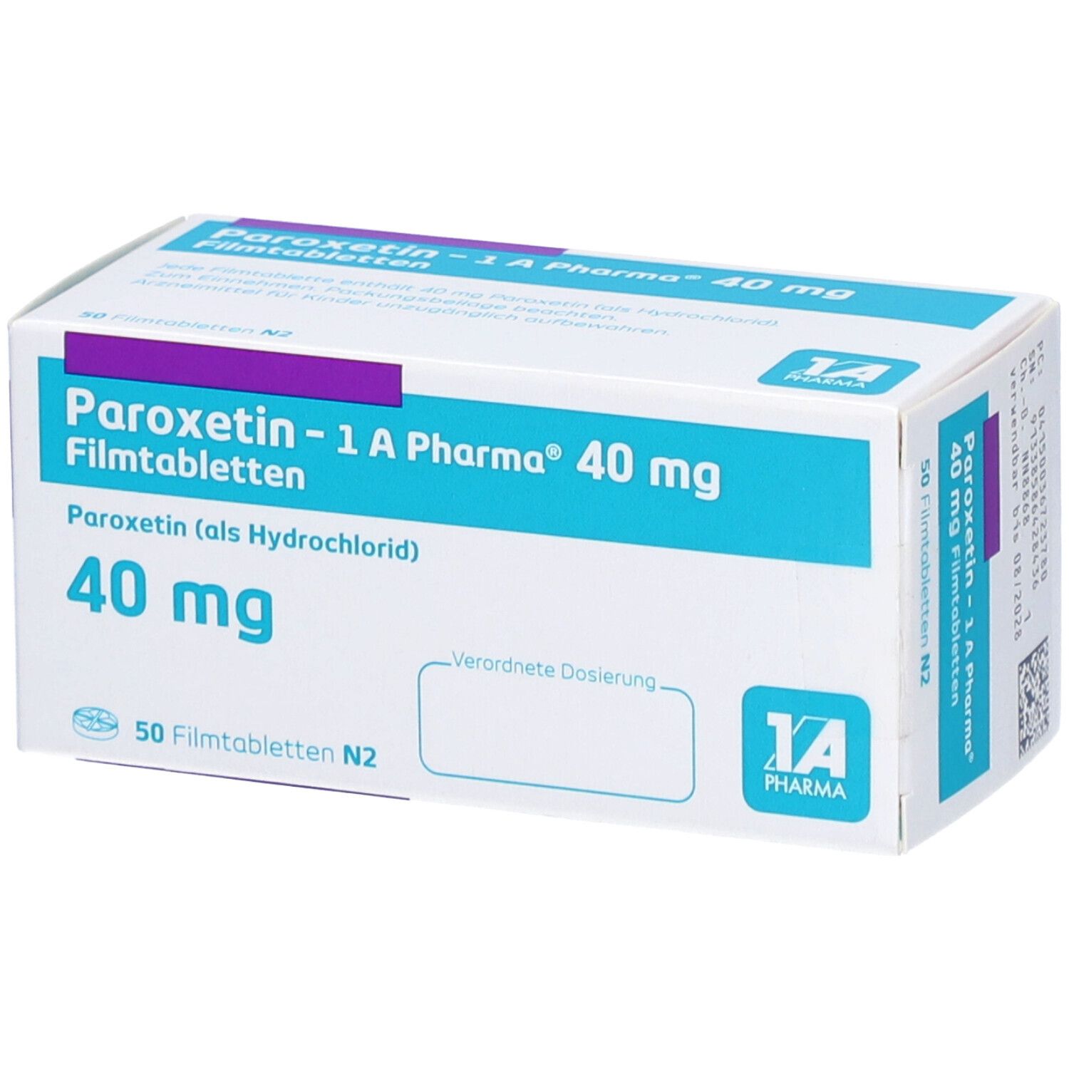 Paroxetin-1A Pharma 40 mg Filmtabletten 50 St