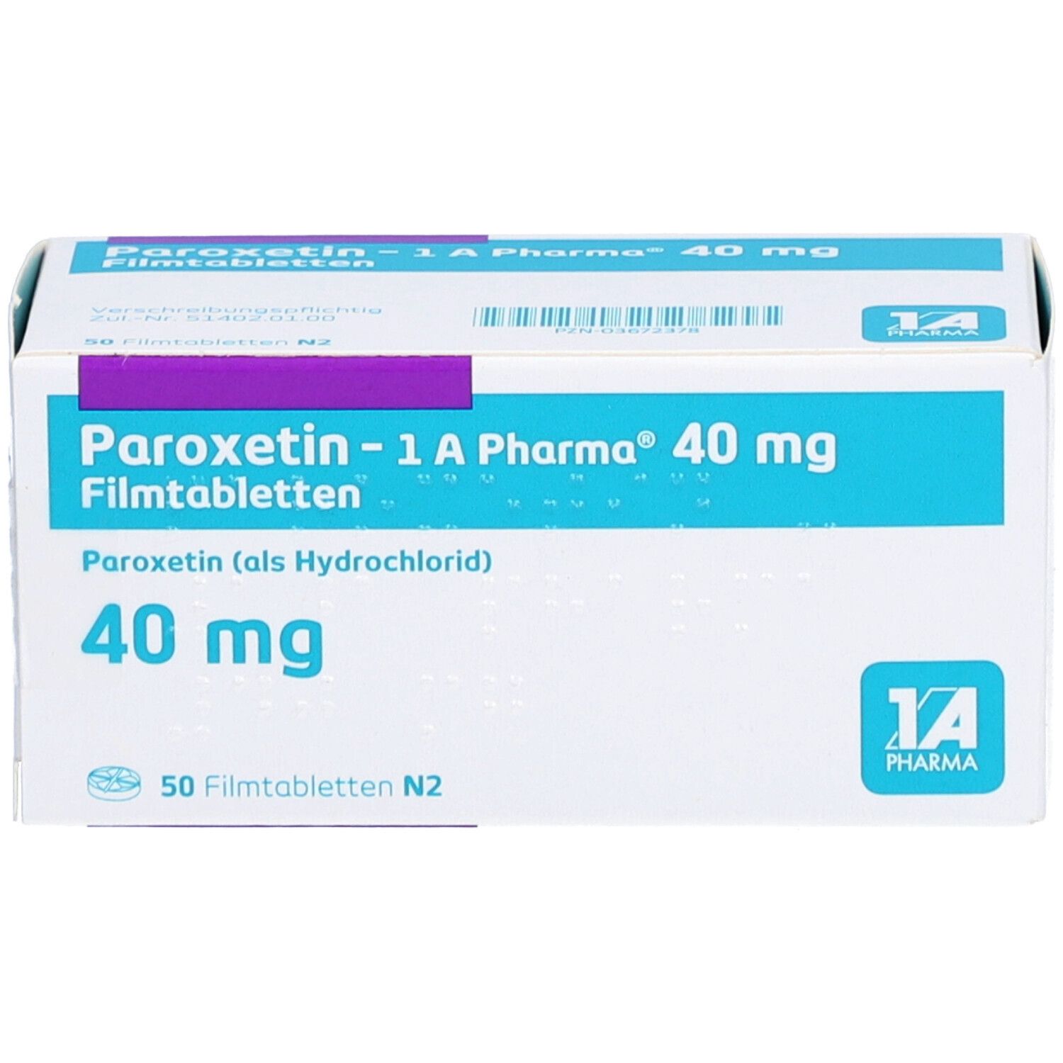 Paroxetin 1A Pharma® 40Mg