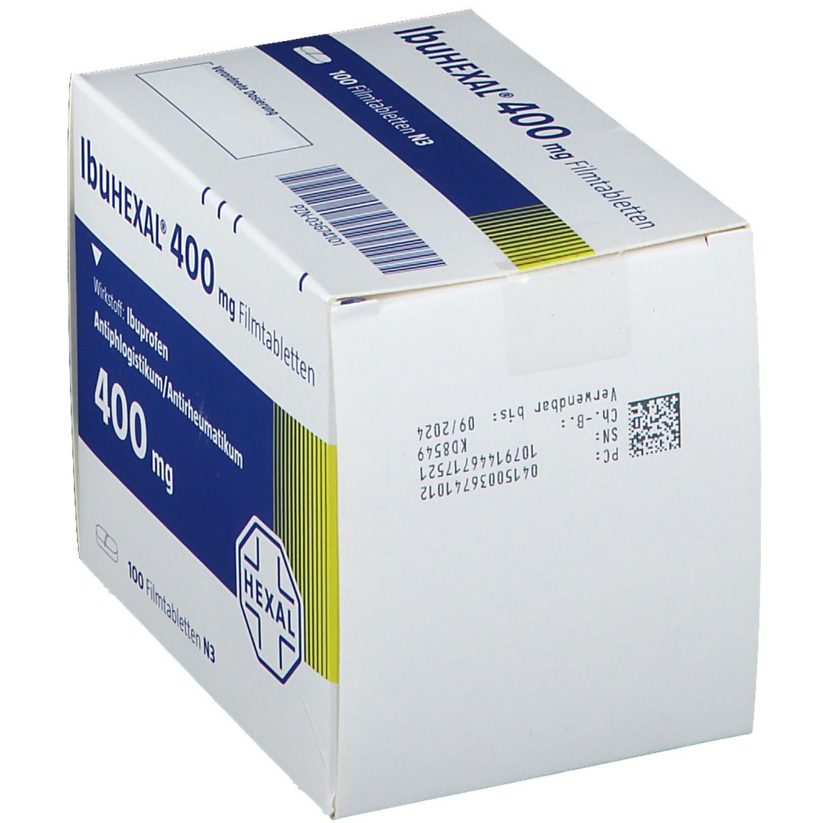 Ibuhexal 400 Filmtabletten 100 St