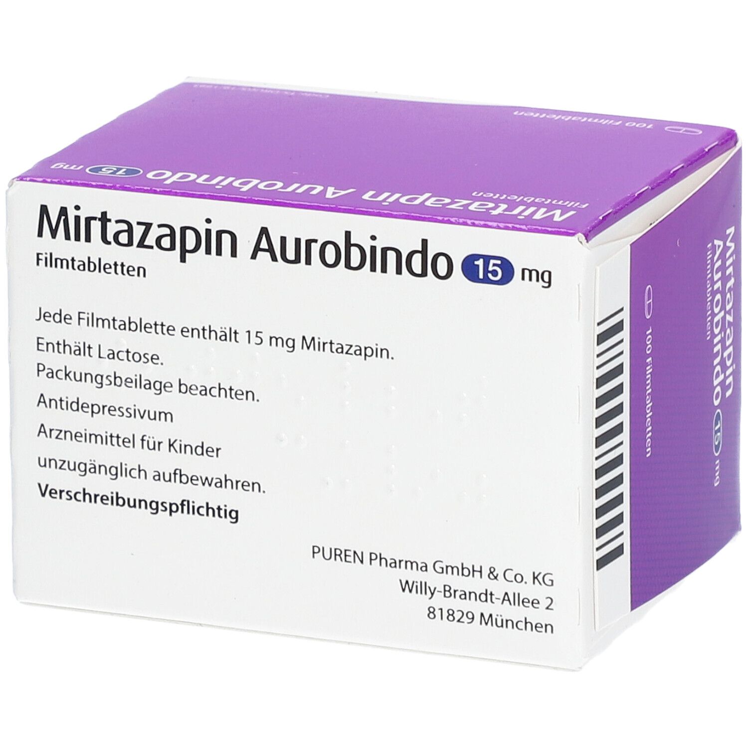 Mirtazapin Aurobindo 15 mg