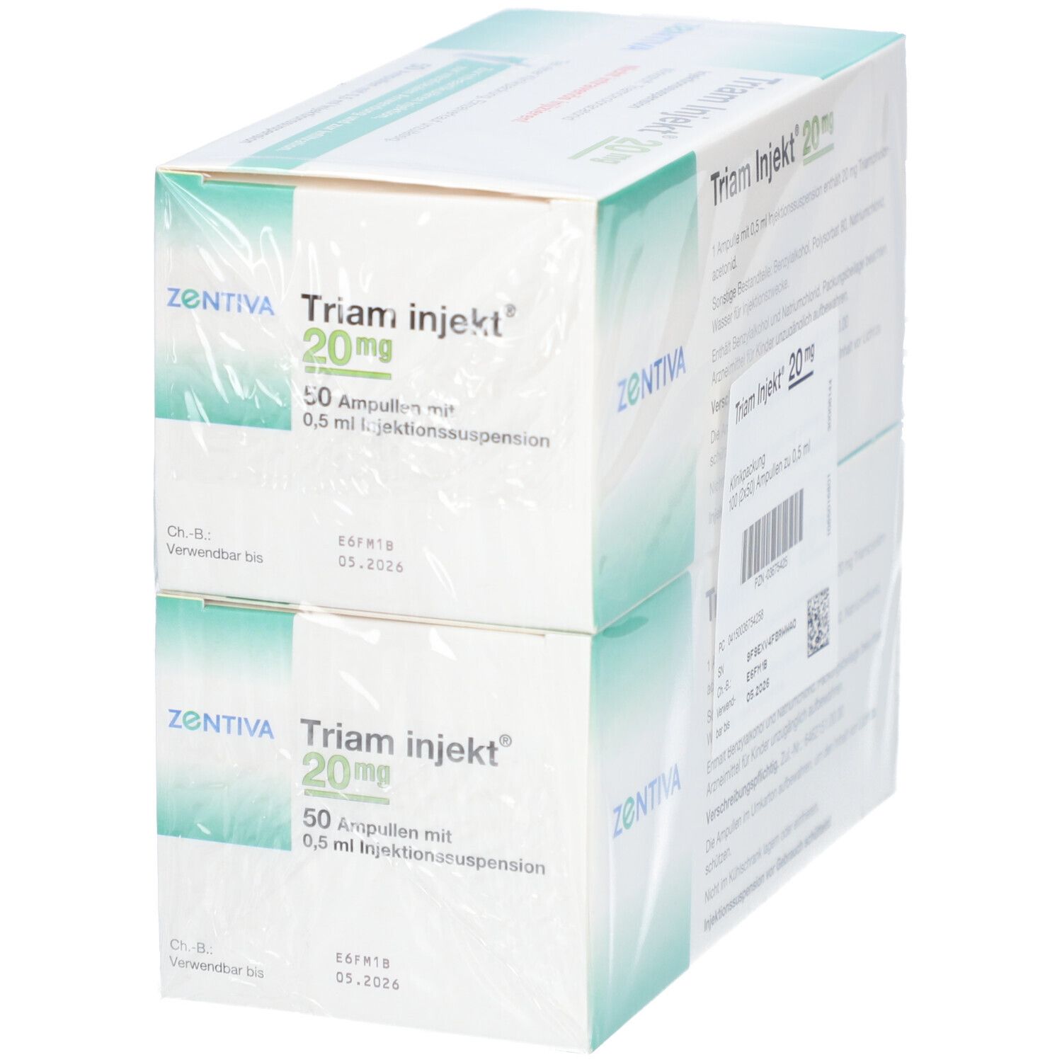 Triam Injekt 20 mg Kristallsuspension in Ampullen 100x0,5 ml