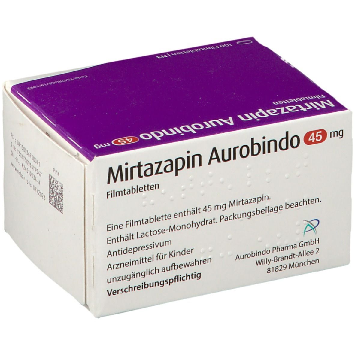 Mirtazapin Aurobindo 45 mg