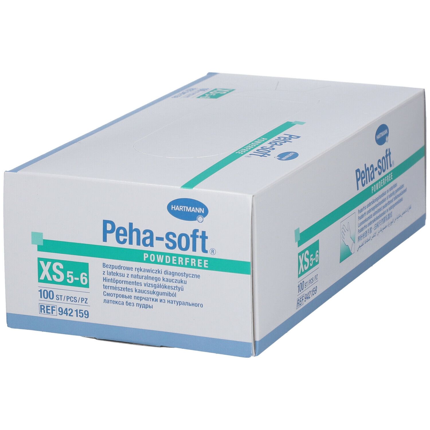 Peha-soft® powderfree Latexuntersuchungshandschule Gr. XS